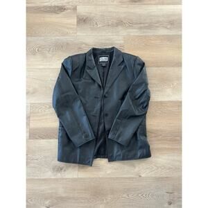 CLIO | LEATHER BLAZER
